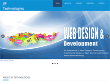 Tablet Screenshot of jiftechnologies.com